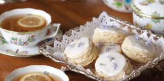 Lavender Cream Scones