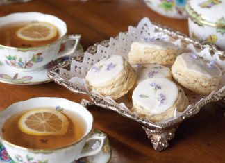 Lavender Cream Scones