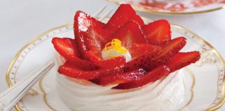 Strawberry Pavlovas