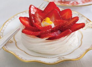 Strawberry Pavlovas