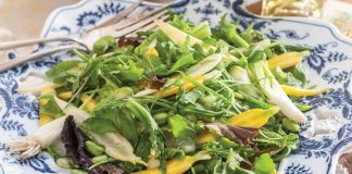 Broad Bean and Green Onion Salad