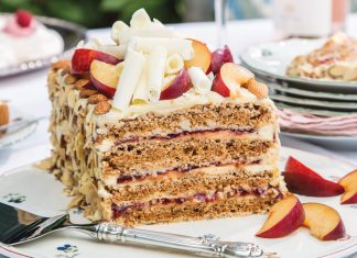 Plum Dacquoise