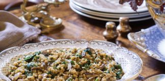 Mushroom Barley Risotto