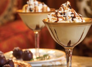 Bourbon Molasses Eggnog with Torched Meringue