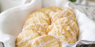 Brandied Sugar Cookies with Sparkling Glaze