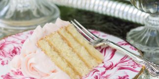 Rose and Lemon Layer Cake