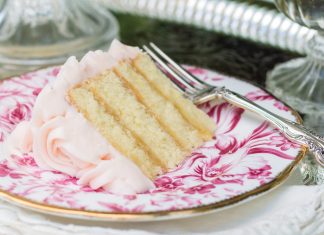 Rose and Lemon Layer Cake