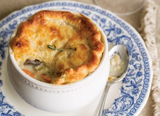 Root Vegetable–Chicken Pot Pie