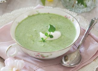 Watercress Bisque with Crème Fraîche - Victoria