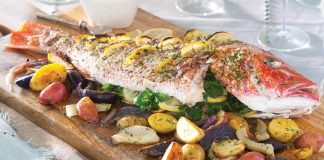 Oven-Roasted Greek Snapper