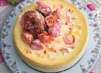 Rose Petal Cheesecake
