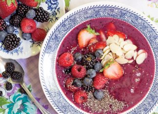 Four-Berry Smoothie Bowl