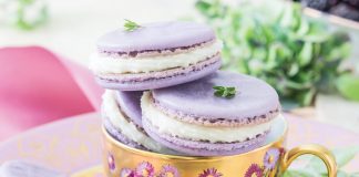 Blackberry-Thyme Macarons