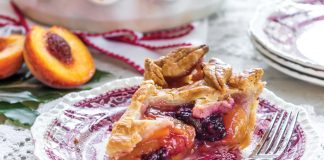 Peach-Blackberry Pie