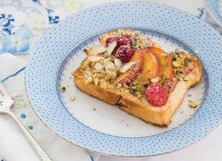 Raspberry-Nectarine Bostock