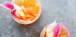 Turmeric Margarita and Non-Alcoholic Turmeric Sparkler