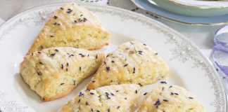 lemon lavender scones
