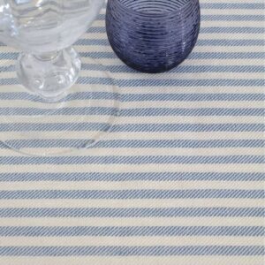 Victoria Blue Busatti Linens Runner