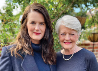 Authors Sarah Clarkson, left, and Sally Clarkson, right, join Victoria as the 2023 Writers-in-Residence.