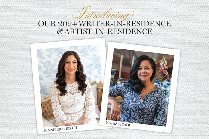 We present our 2024 Writer- and Artist-in-Residence, Jennifer L. Scott and Natasja Sadi.