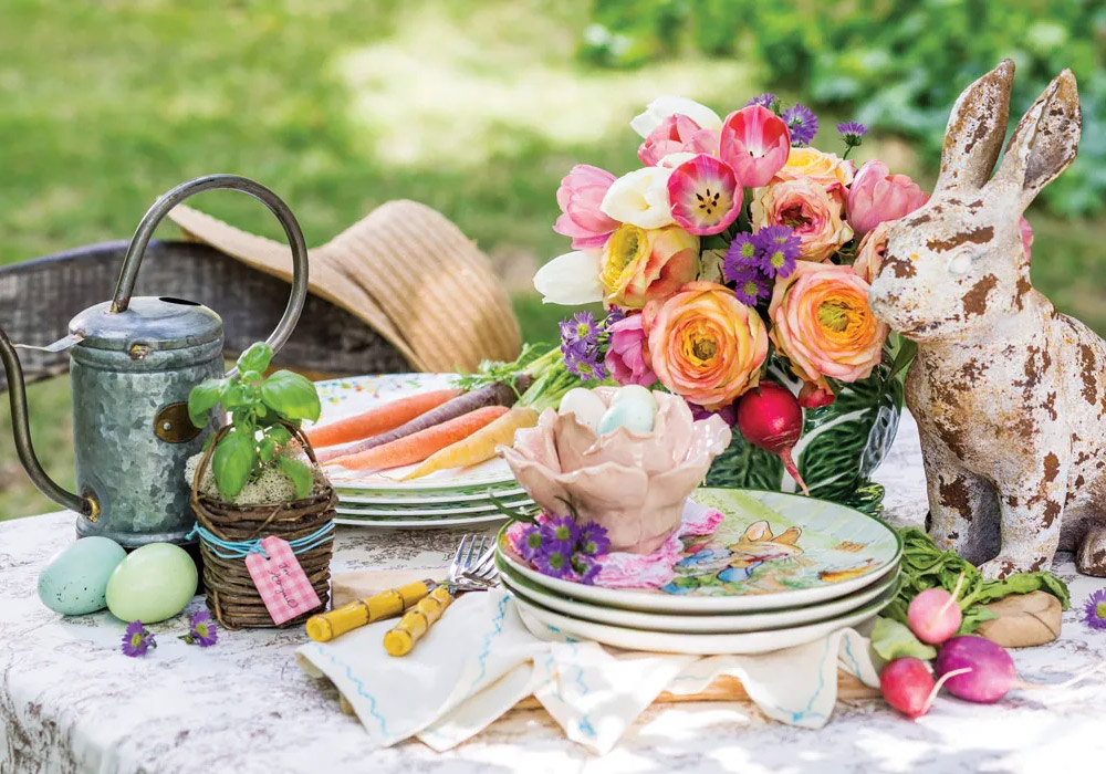 A spring setting honoring Beatrix Potter