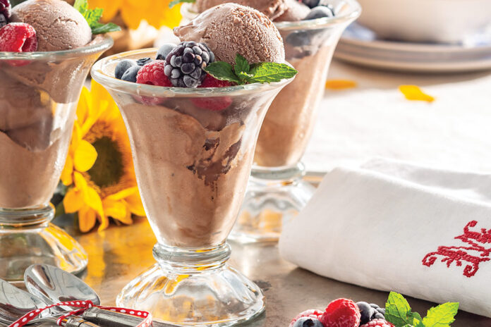 Our easy no-churn recipe for Dark Chocolate Custard Ice Cream will be worth making throughout the summer.
