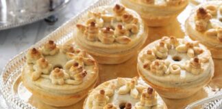 Miniature Meat Pies prepared for a Jane Austen tea.