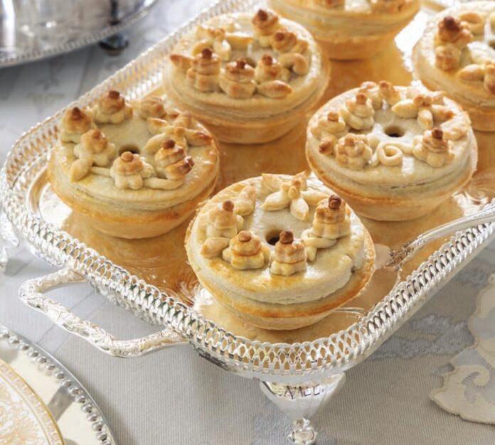 Miniature Meat Pies prepared for a Jane Austen tea.
