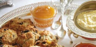Rout Cakes on a plate for serving at teatime.