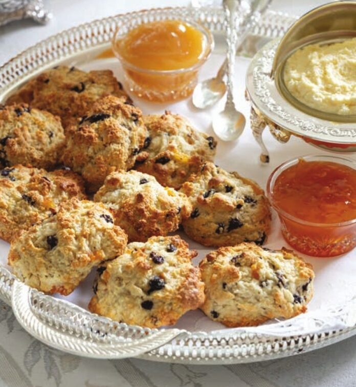 Rout Cakes on a plate for serving at teatime.