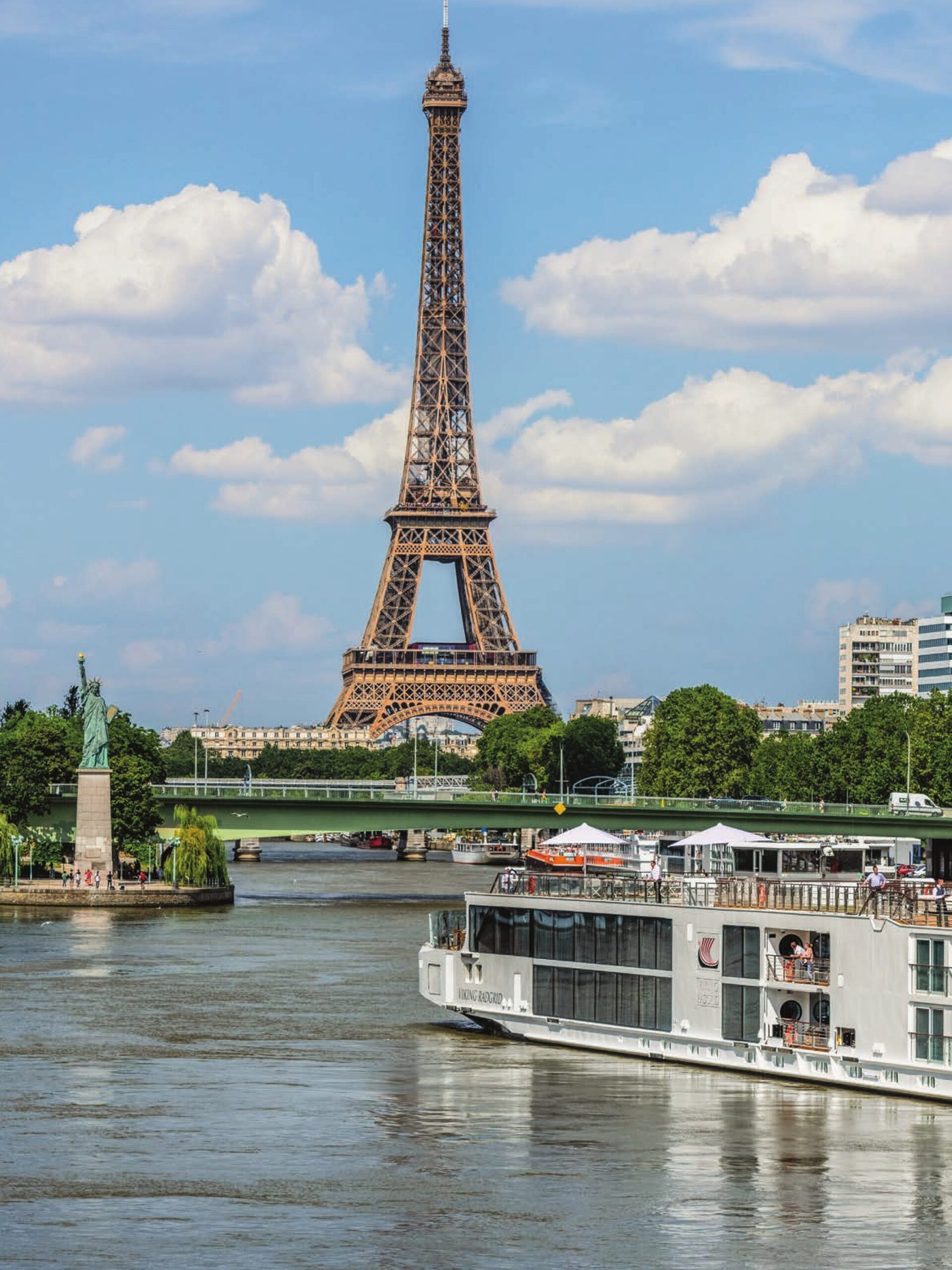 Board a Viking Longship on the Seine to see the most iconic landmarks of Paris, including the Eiffel Tower.