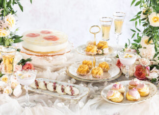 The queen of the garden lends her feminine character to this petal-perfect party, delighting the senses with beauty and fragrance.