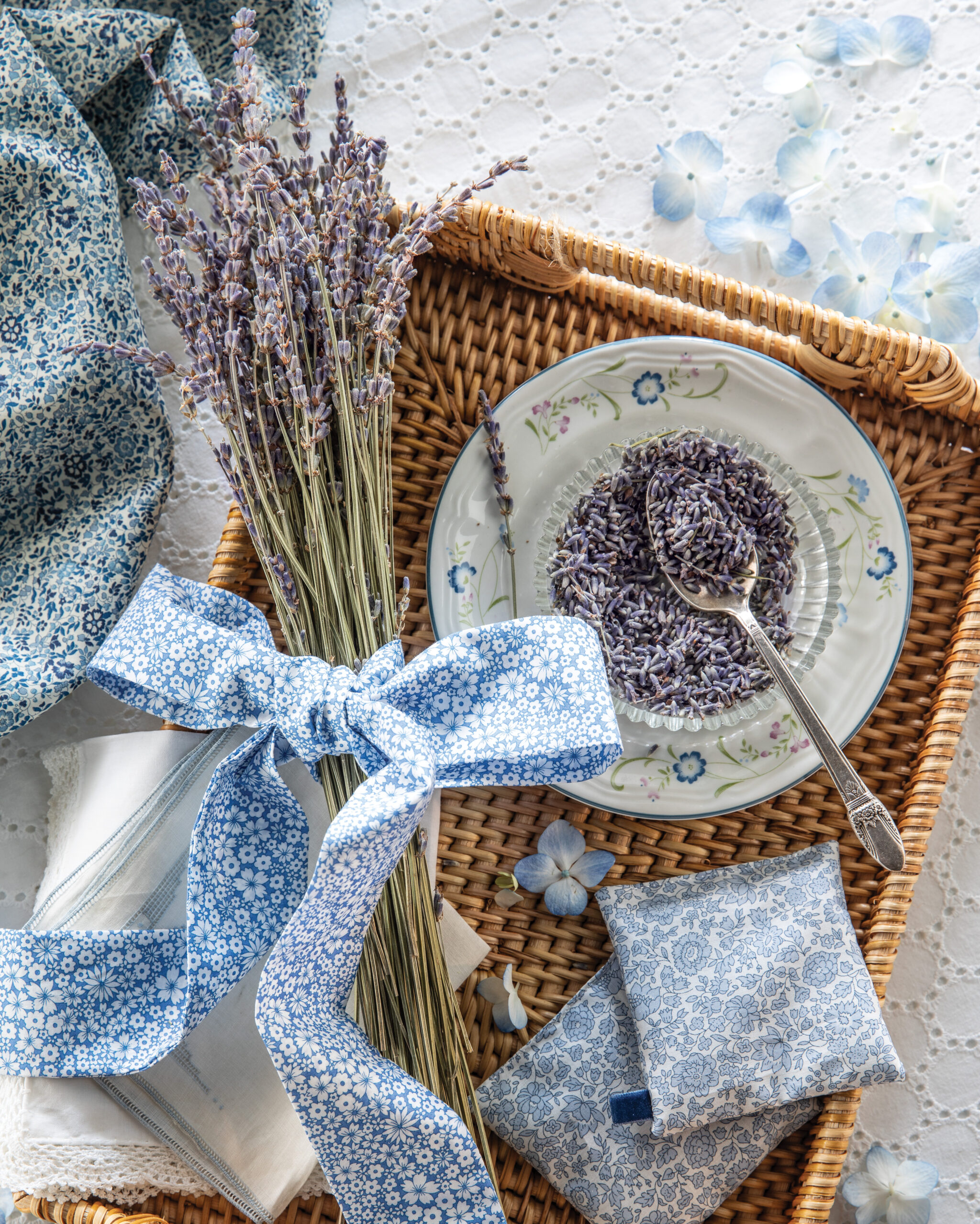 Lavender floral sachets