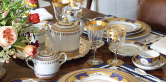 Mottahedeh table setting