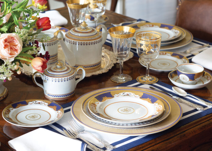 Mottahedeh table setting