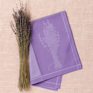 Lavender tea towel