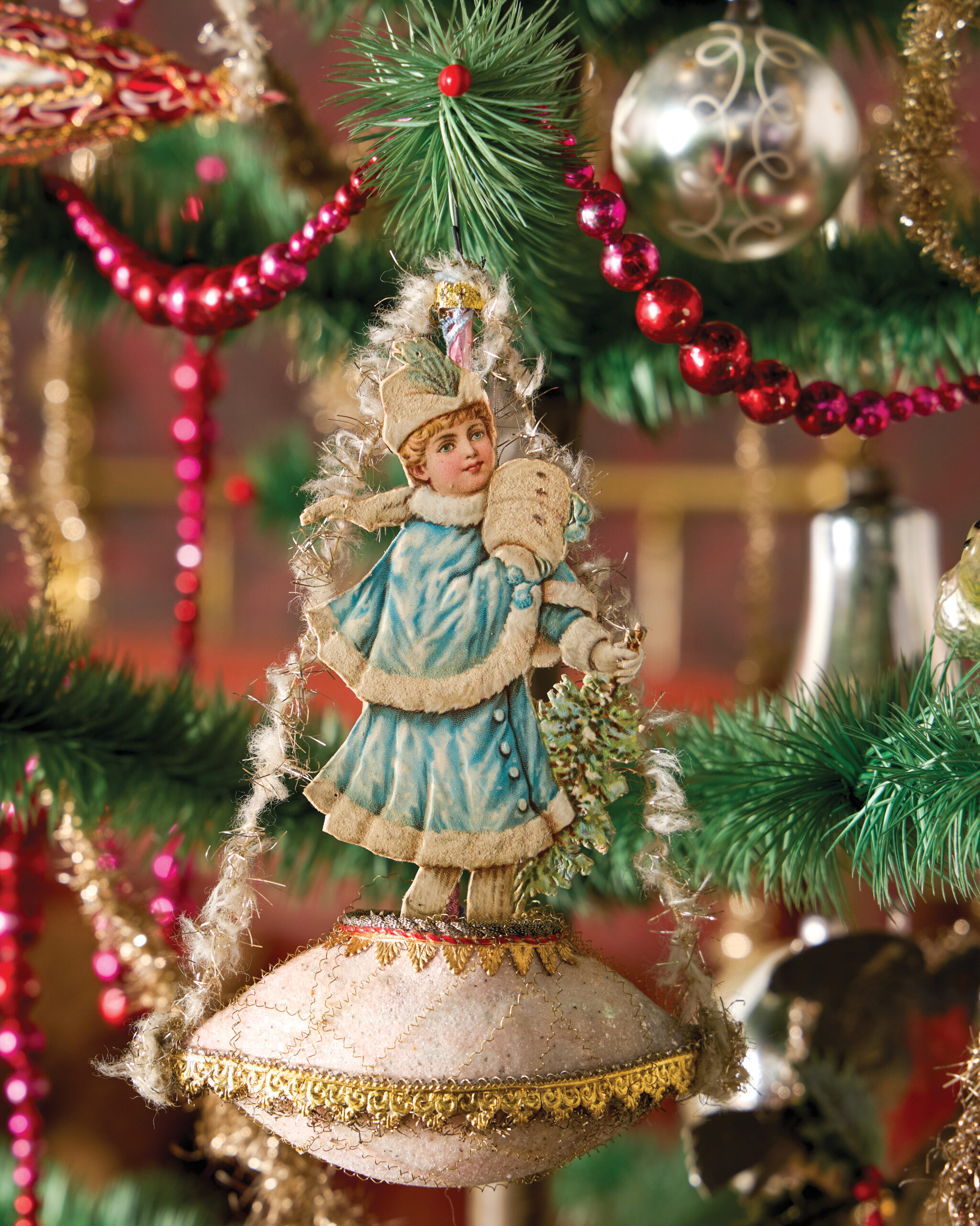 Dresden star ornament