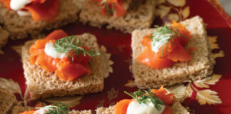 Piquant Salmon Canapés