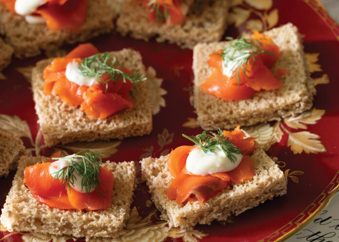 Piquant Salmon Canapés