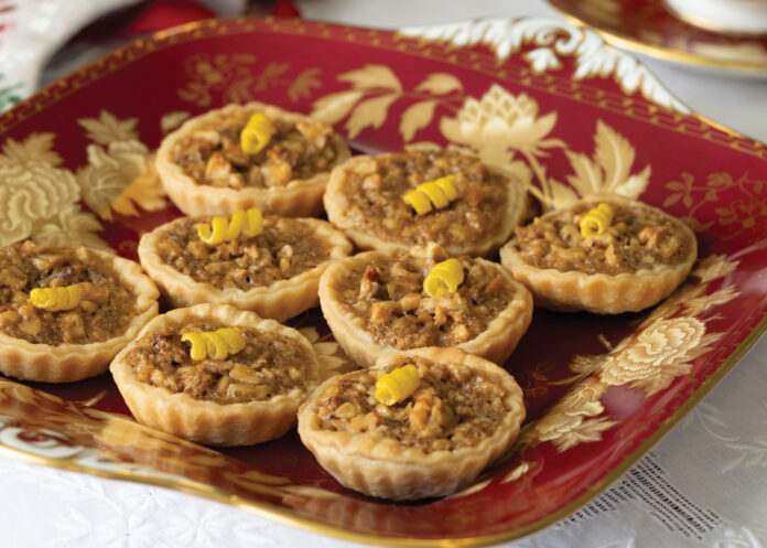 Lemon-Ginger Walnut Tartlets