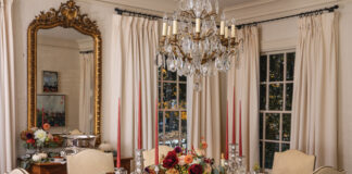 Thanksgiving table setting