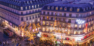 View from Galeries Lafayette rooftop