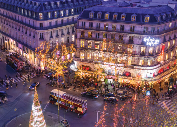 View from Galeries Lafayette rooftop