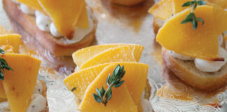Roasted Rutabaga Crostinis