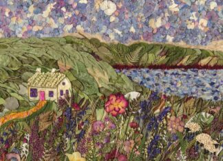Nell Stritch Creates Pressed Floral Art