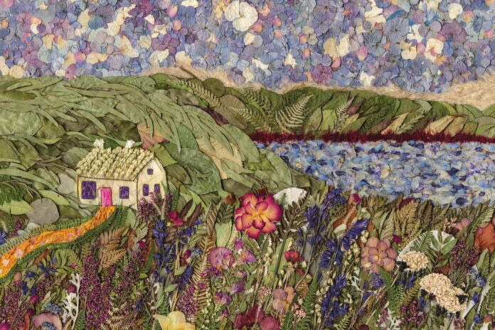 Nell Stritch Creates Pressed Floral Art